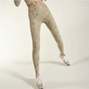 Sweaty Betty x Halley berry the response edit green metallic workout leggings